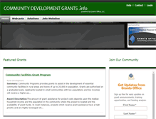 Tablet Screenshot of communitydevelopmentgrants.info